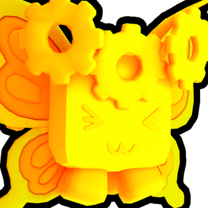 Gold Gear Butterfly
