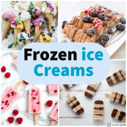 Frozen ice Creams Cafe