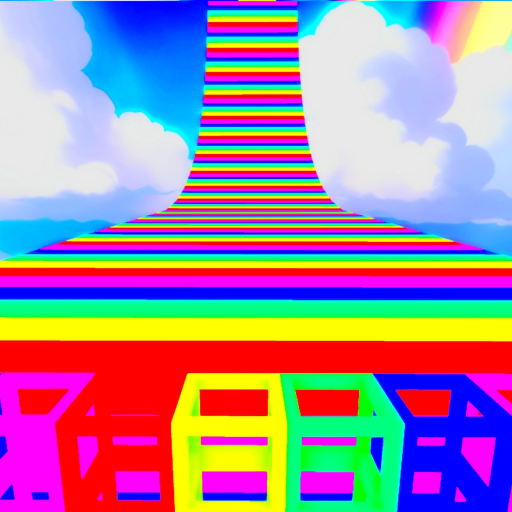 🌈 Easy Rainbow Vibe Obby