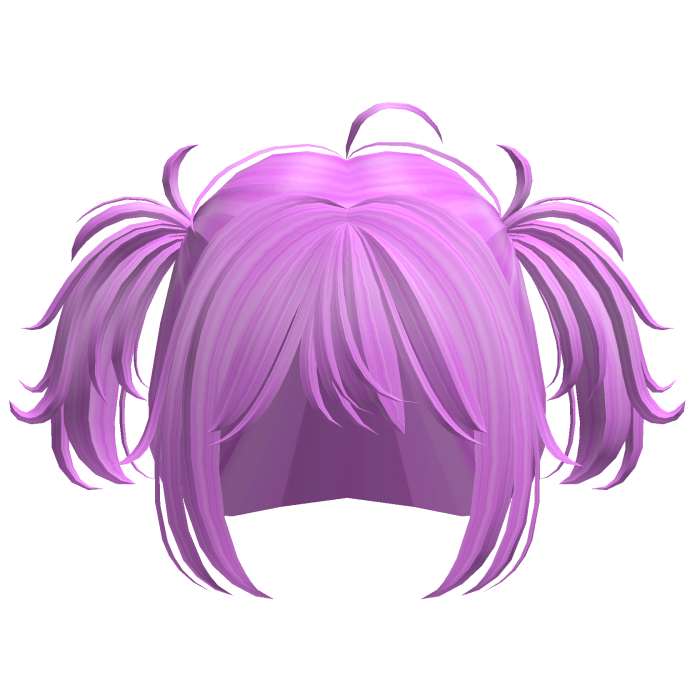 pink short girl hair