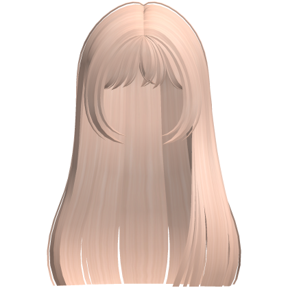 straight hair blonde w bangs Roblox item