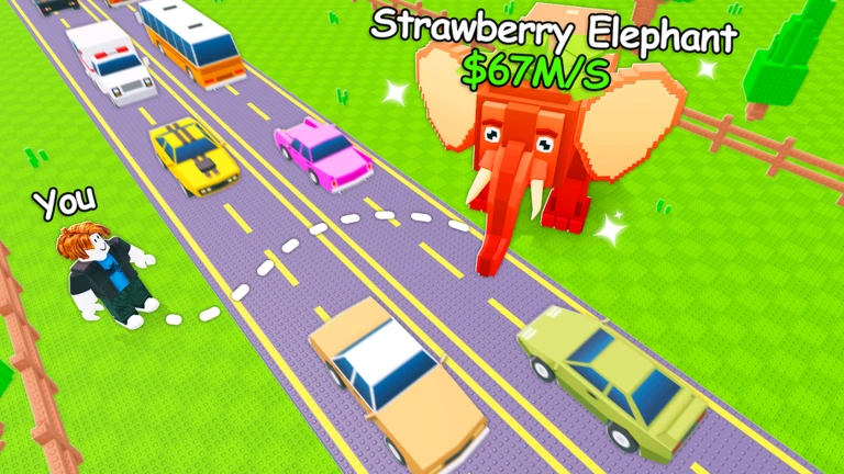 Brainrot🚗の道を横切る