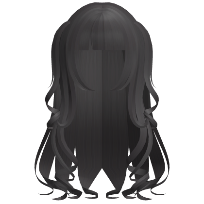 🤍 long cute curly pigtails hair ash brown