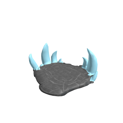Stylized Ice Rock Platform-Game Ready Crystal Prop