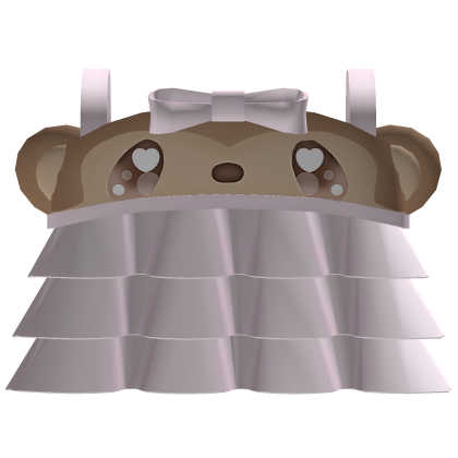 𐔌 ՞ pink cute monkey dress ՞ thumbnail