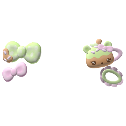. ‿ ♡ caramel apple numnom green sprinkle clip Roblox item