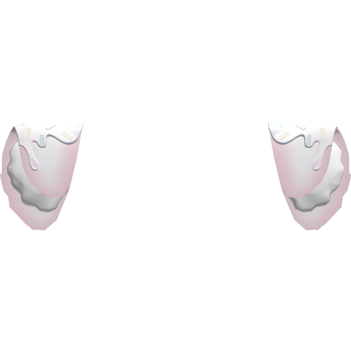 Sweet Pink Kitty Ears with Frosting & Sprinkles