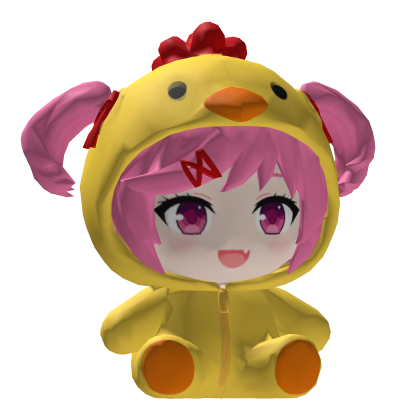 Pink Baby Chick Plush (R) Waist