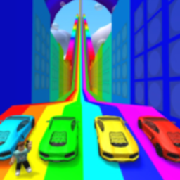 Slide Down 999,999,999 Miles In Rainbow 🌈