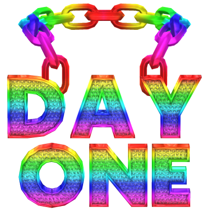 Rainbow Day One Chain Roblox item