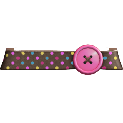 Brown Multicolor Confetti Button Belt Roblox item