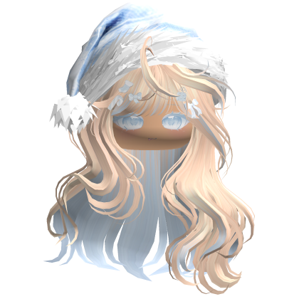 Cute Christmas Waves w/ Charms (Blonde&Blue)