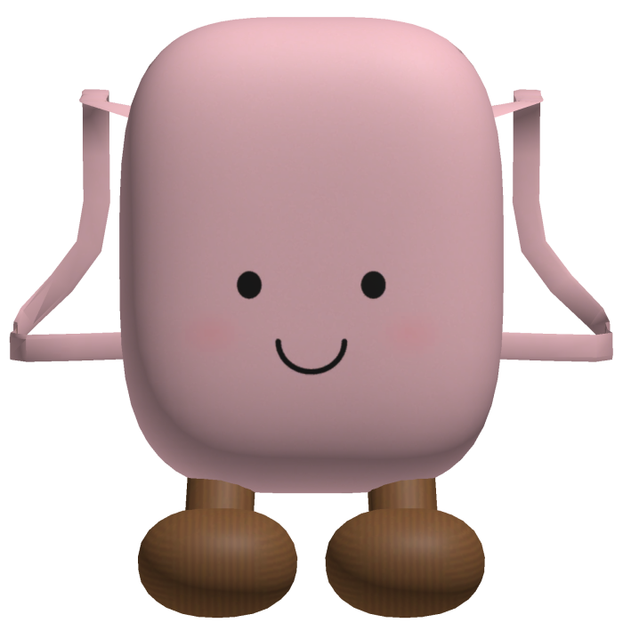 Pink Jellycat Marshmallow Plushie Backpack [1.0]