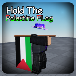 Hold Palastine Flag