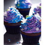 Galaxy cupcakes!!