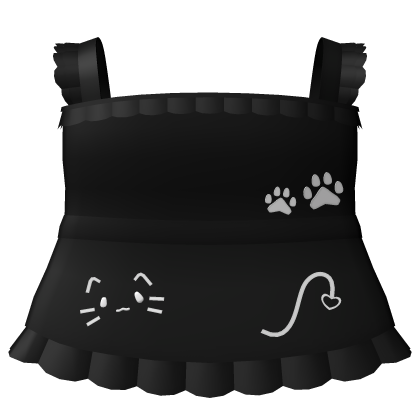 ♡ ꒰ cutesy kitty dress in black ꒱ thumbnail