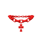 Scarlet Red Cross Chain