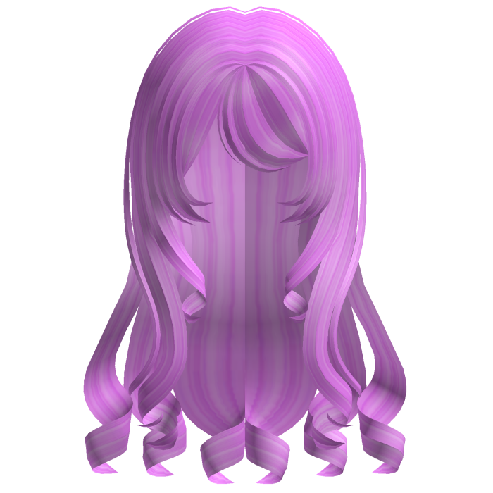 pink long girl hair