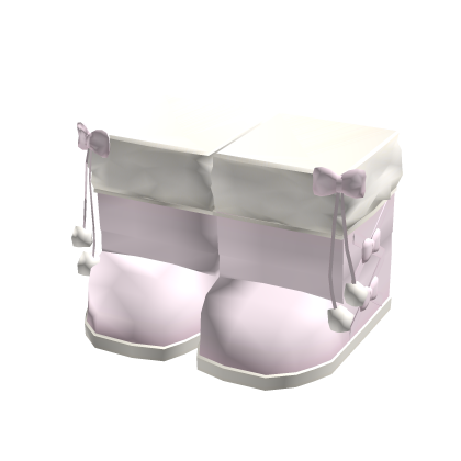 ♡ cutesy fuzzy boots in pink
