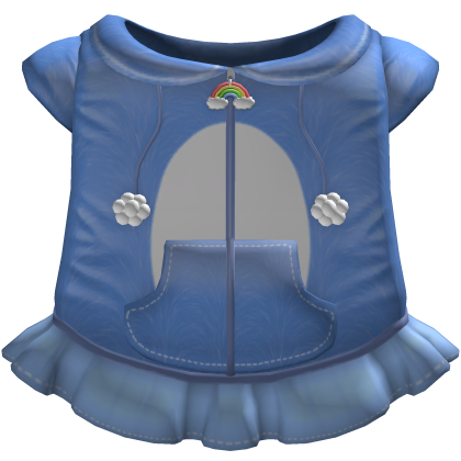 Blue Kawaii Teddy Bear Zip-Up Roblox item