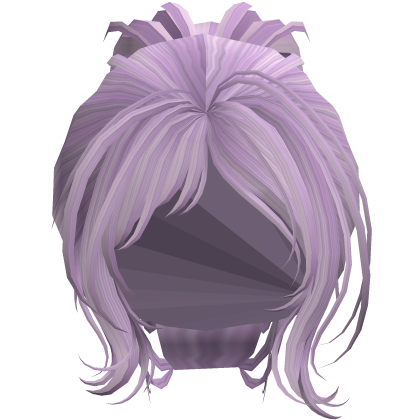 Violet Purple Cute Candy Short Ponytail Roblox item