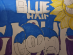 A random blue hair club