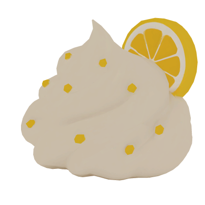 whipped cream lemon Roblox item