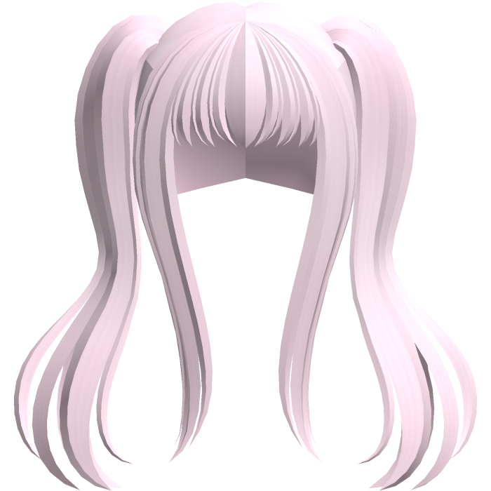 🐾 big long wispy anime pigtails moe baby pink