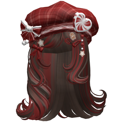 ♡ Christmas Fluffy Beret Combo (Brown & Red)