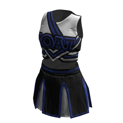Cheerleader Uniform | Black White Blue thumbnail