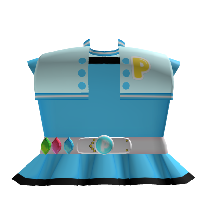 Sweet blue cloud hero dress Roblox item