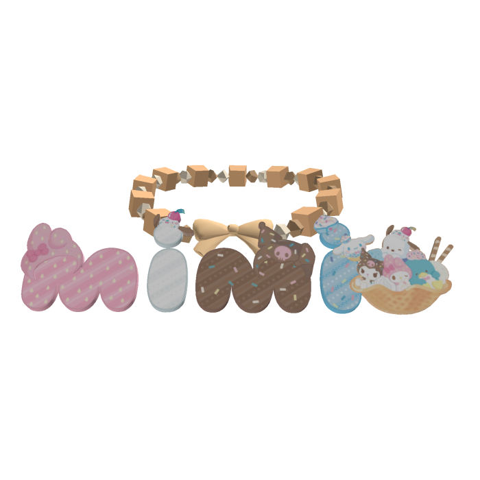 3.0 mimi ice cream necklace