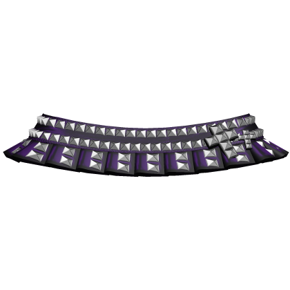 Dark Purple Gothic Emo Studded Mini Skirt  Roblox item