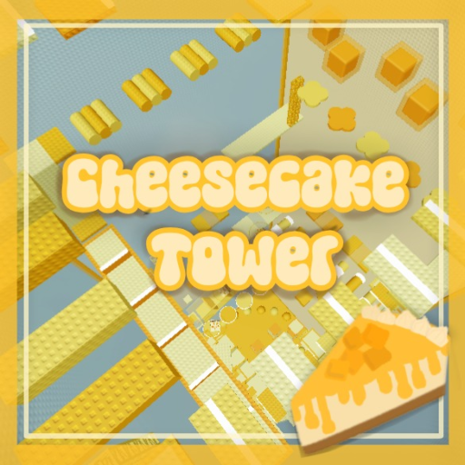 Cheesecake Tower 🍰 official Roblox game thumbnail