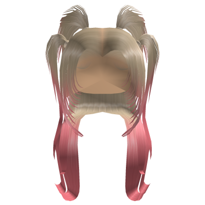 Y2K Spiky Hair [Blonde & Pink] Roblox item