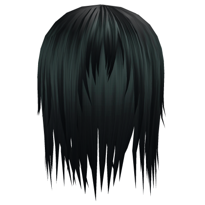 teal wispy Spikey vampire vkei hair  Roblox item