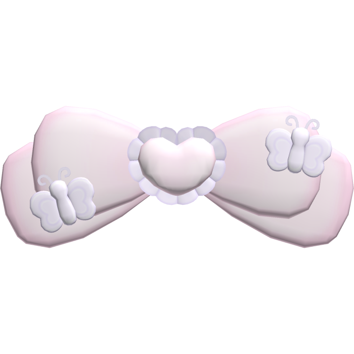 . ‿ ʚɞ cutesy pink butterfly bow