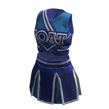 Cheerleader Uniform | Blue Light Blue White thumbnail