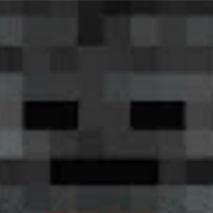 minecraft wither skeleton face Roblox decal