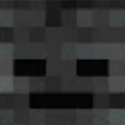 minecraft wither skeleton face