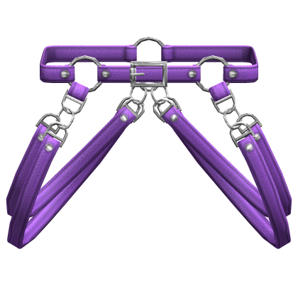 Purple Suspender Hanging Y2K Waist Straps 1.0