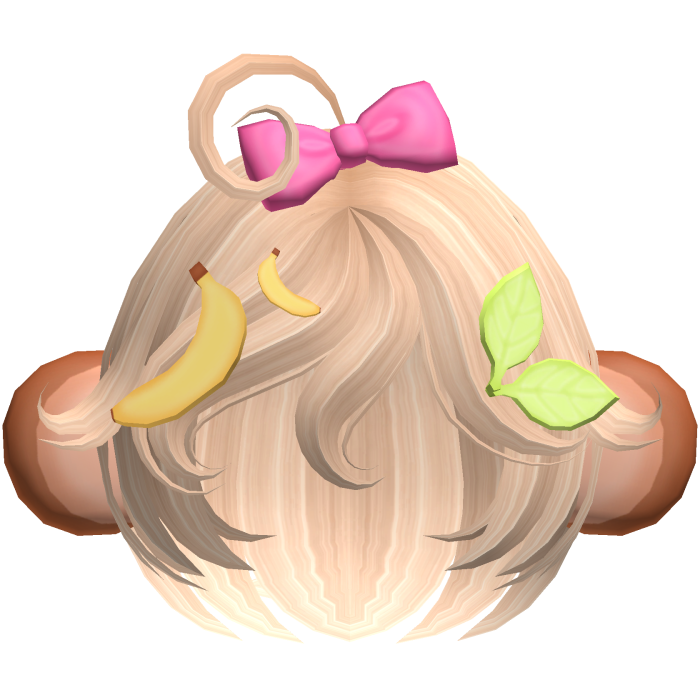 🍌🐵🍃 cute lala monkey bob hair in blonde