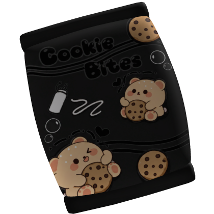 Kawaii Cookie Bites Black Roblox item