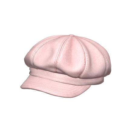 Pink Vintage Newsboy Hat
