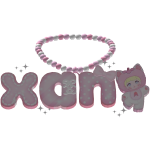 ꒰♡꒱ cutesy xanaya jumbo nommi necklace