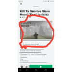 Siren head on Roblox is scary just going to game r