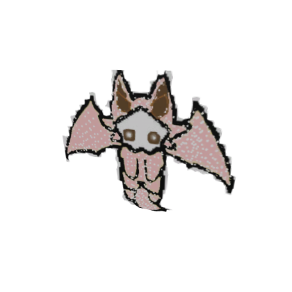 Strawberry the peep bat latex