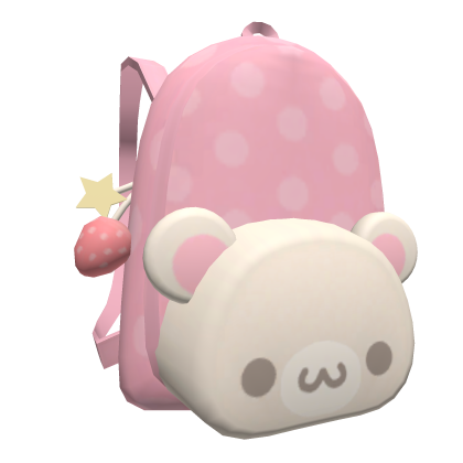 Kawaii Bear Backpack with charms