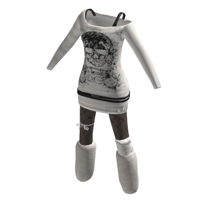 Y2K Goth Girl Mini Dress 