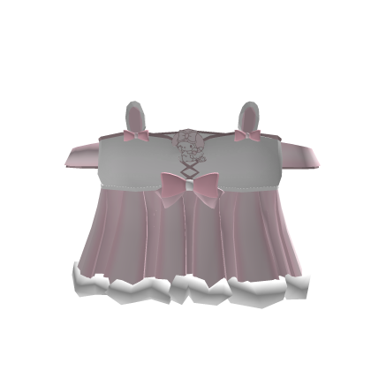 ♡꒰ 🐰 | pink my melo babydoll top Roblox item